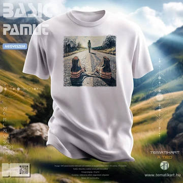 úton - férfi póló- tematikart