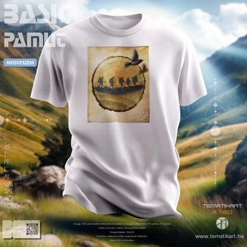 kéktúra - férfi póló - tematikart