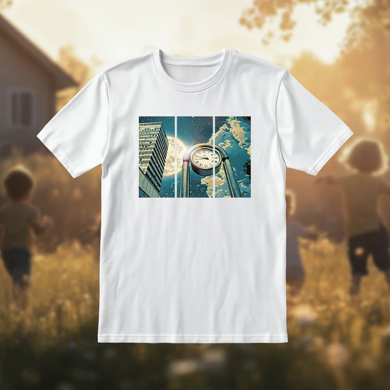 az óránál gyerek póló