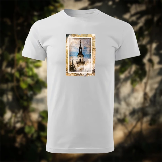 tűztorony férfi póló