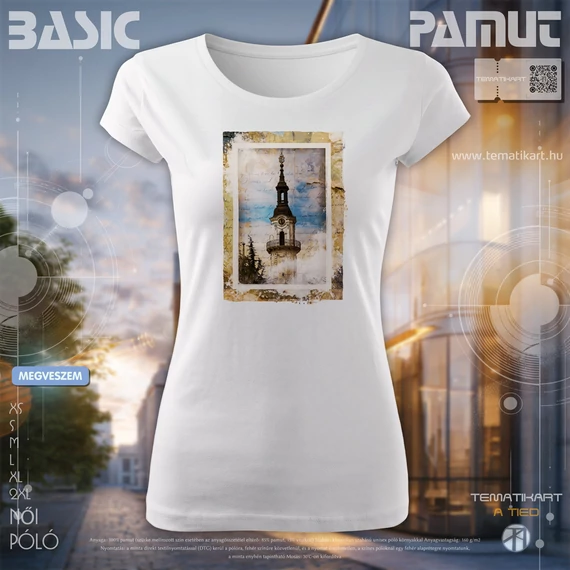 tűztorony női póló