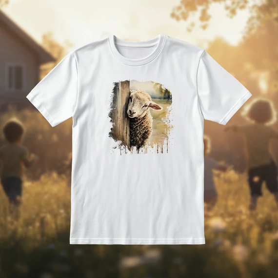 bárány gyerek póló