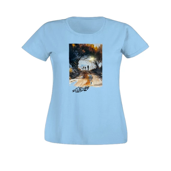 kétkeréken női póló