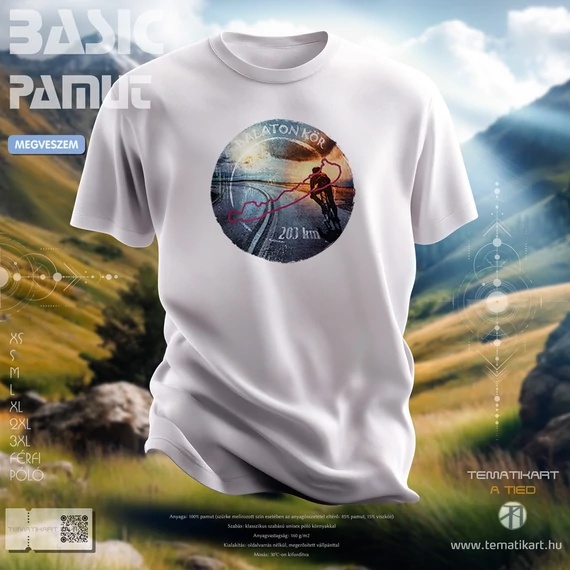 balaton kör 2 - férfi póló - tematikart