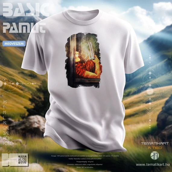 szavak mögött - férfi póló - tematikart