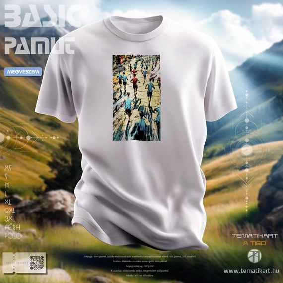 maraton - férfi póló - tematikart