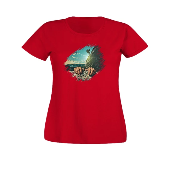 hegymászó női póló