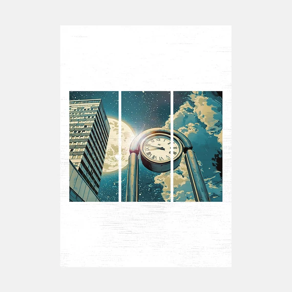 az óránál vászonkép