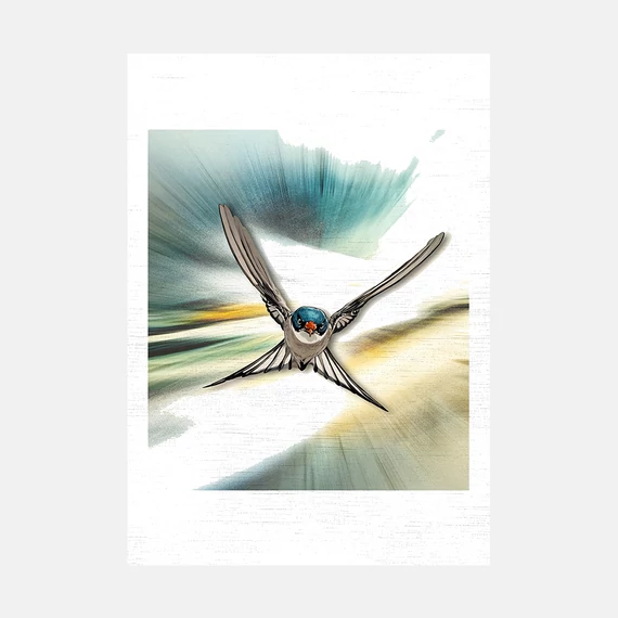 első fecske vászonkép